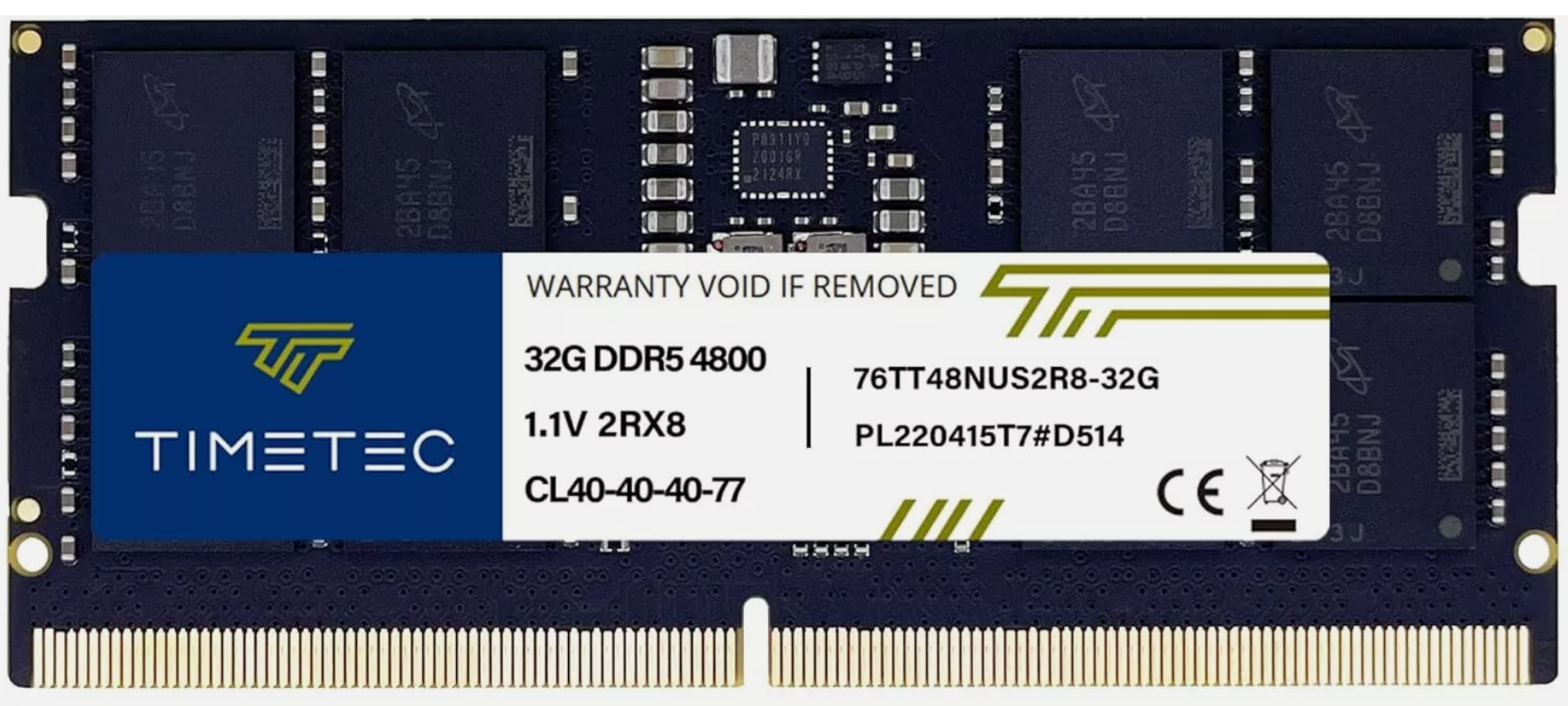 Timetec 32GB (1x32GB) DDR5